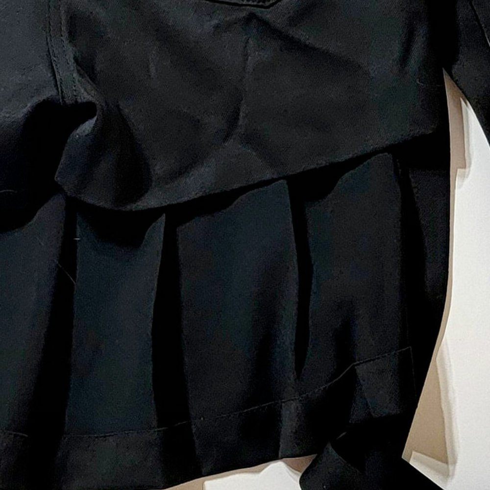 Moschino Mini Skirt / Shorts With Pleated Apron, Women's Size US 2 - Picture 7 of 9